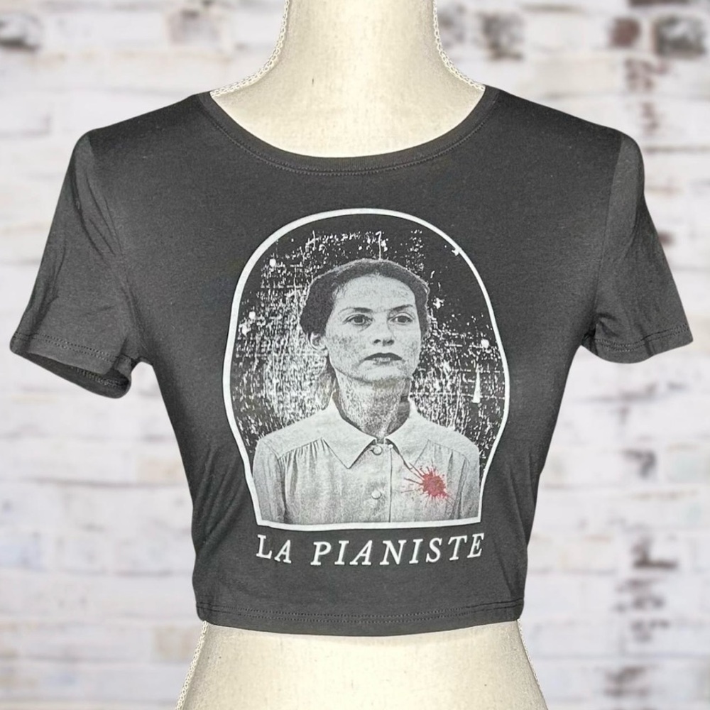The Piano Teacher Movie Graphic Crop Top XS/S